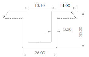 Solar Mount Middle Clamp - Image 2