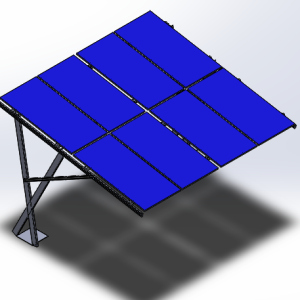 Solar Steel Carport (Single)
